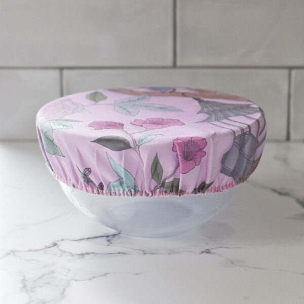 Pink Japanese Garden Bowl Covers - set of 3