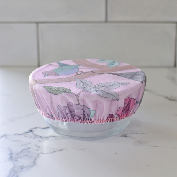Pink Japanese Garden Bowl Covers - set of 3