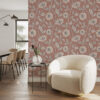 Trailing Dahlia Rosetta Wallpaper by Robyn Valerie