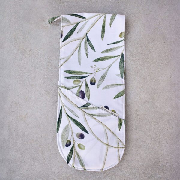 Robyn Valerie Olive Branch Double Oven Gloves