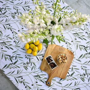 Robyn Valerie Olive Branch Tablecloth