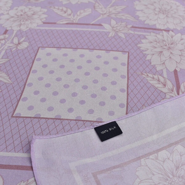 Silk Chiffon Scarf - Lilac