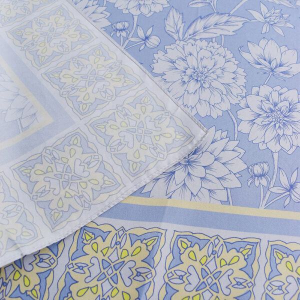 Silk Twill Scarf - Sky Blue