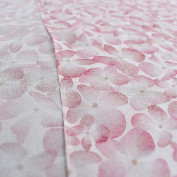 Pink Hydrangeas Silk Scarf