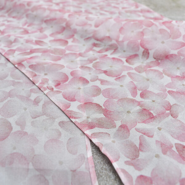 Pink Hydrangeas Silk Scarf