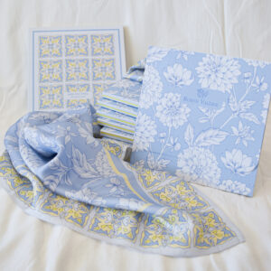 Silk Twill Scarf - Sky Blue