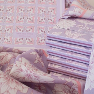 Silk Twill Scarf - Lilac