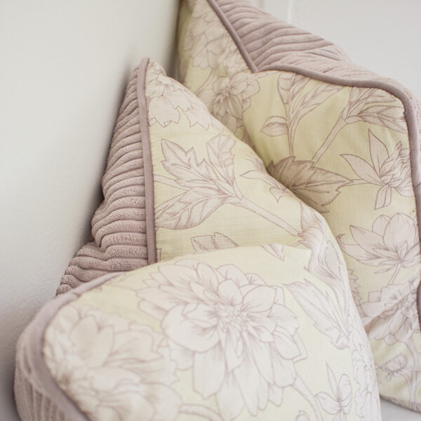 Mauve Corduroy Scatter Cushions