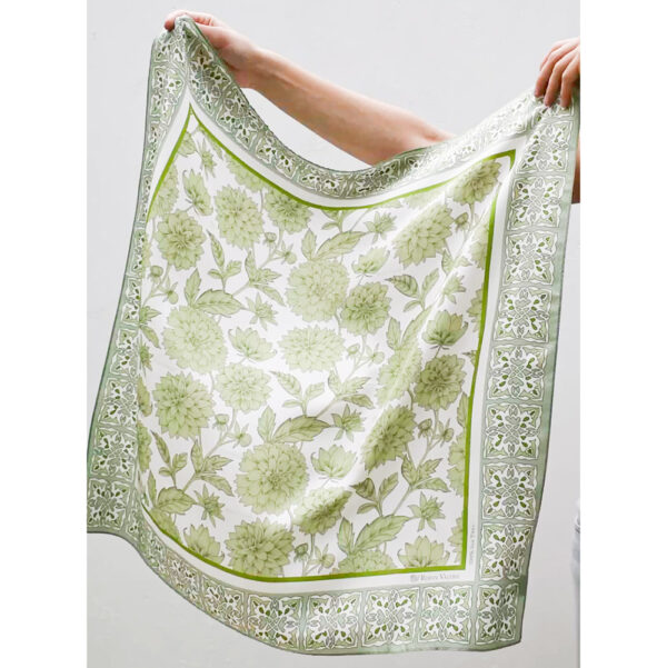 Silk Twill Scarf - Pistachio