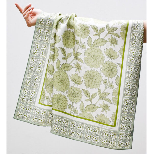 Silk Twill Scarf - Pistachio