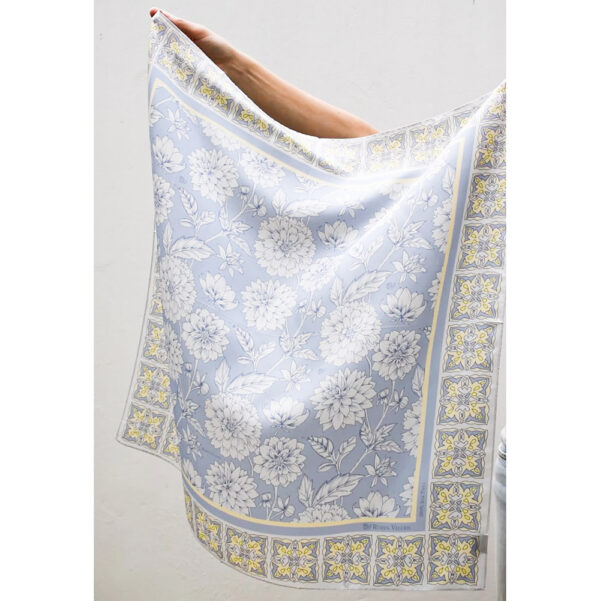 Silk Twill Scarf - Sky Blue