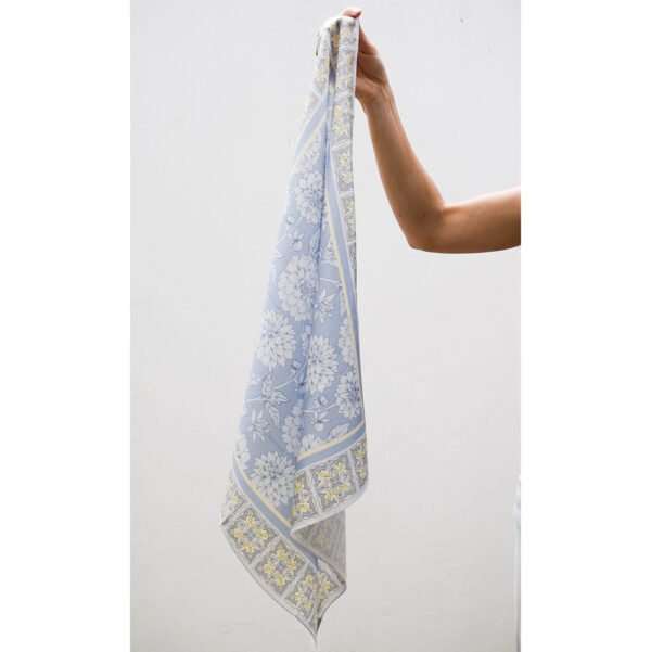 Silk Twill Scarf - Sky Blue