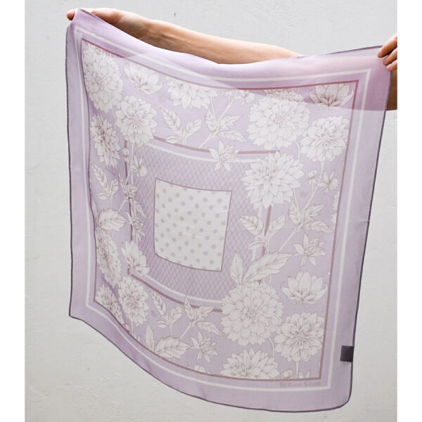 Silk Chiffon Scarf - Lilac