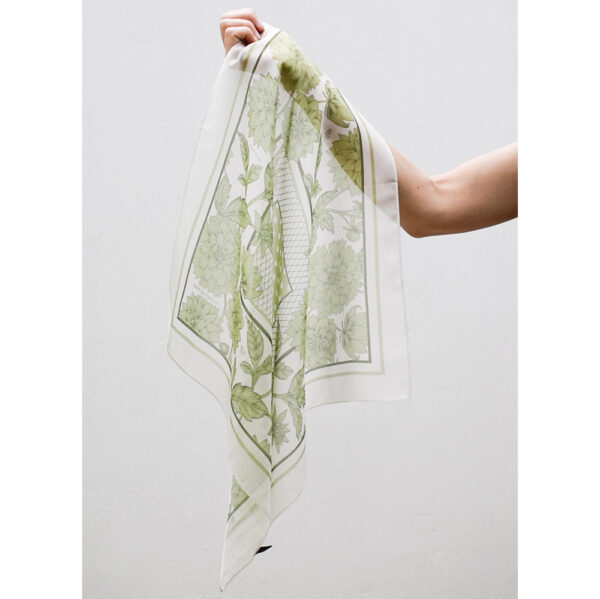 Silk Chiffon Scarf - Pistachio