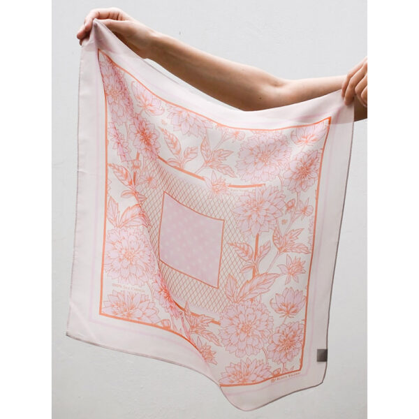 Silk Chiffon Scarf - Tamarillo