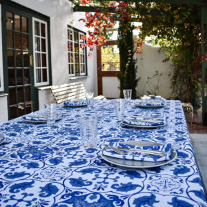 Cape Blue Tablecloth