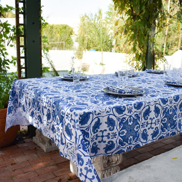 Cape Blue Tablecloth