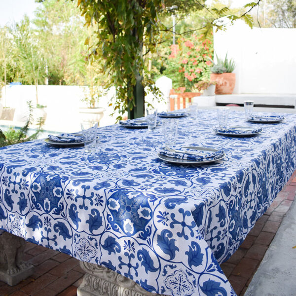 Cape Blue Tablecloth