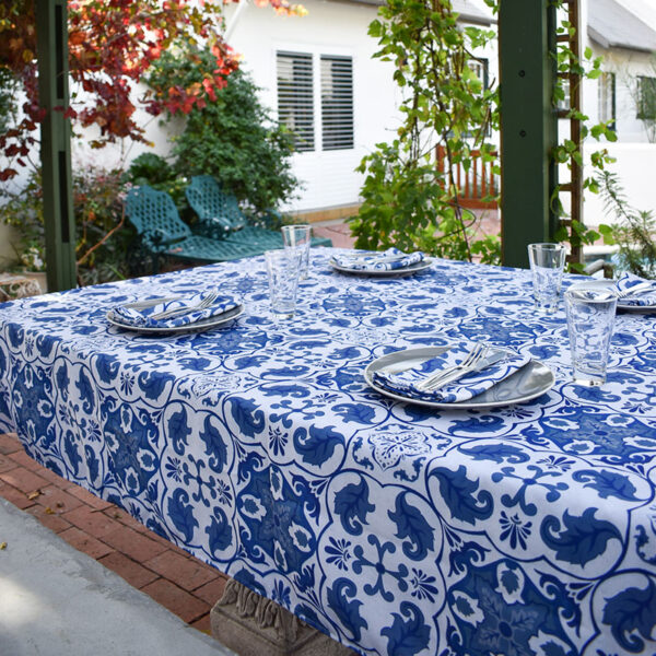 Cape Blue Tablecloth