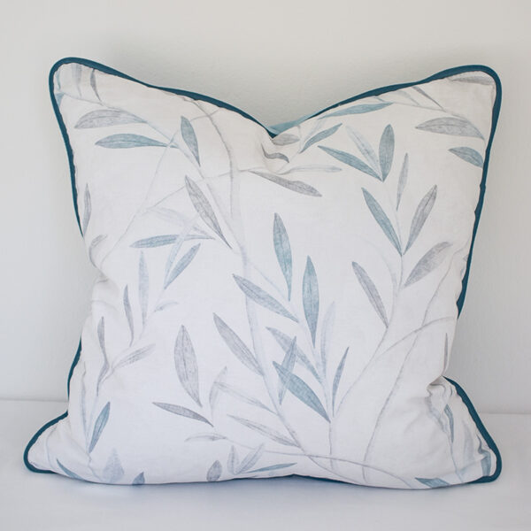 Olive Branch Scatter Cushions - Teal