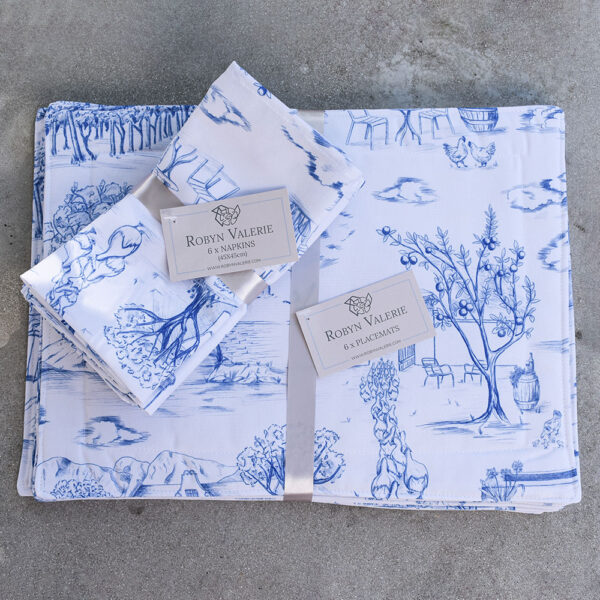 Toile du Cap Napkins (Classic Blue)