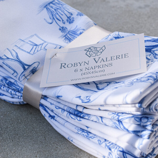 Toile du Cap Napkins (Classic Blue)