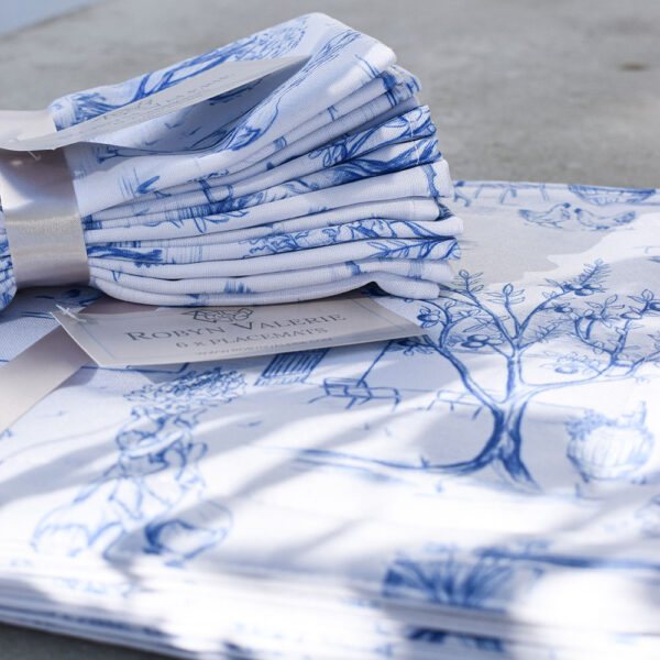 Toile du Cap Napkins (Classic Blue)