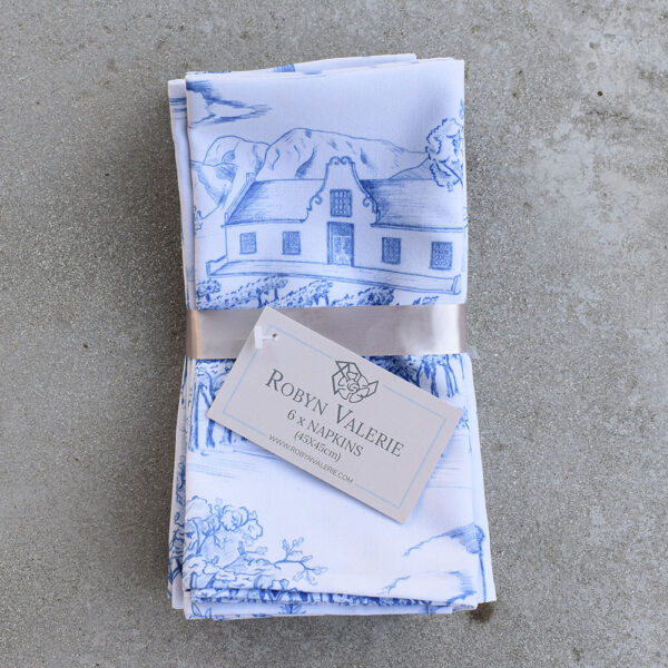 Toile du Cap Napkins (Classic Blue)