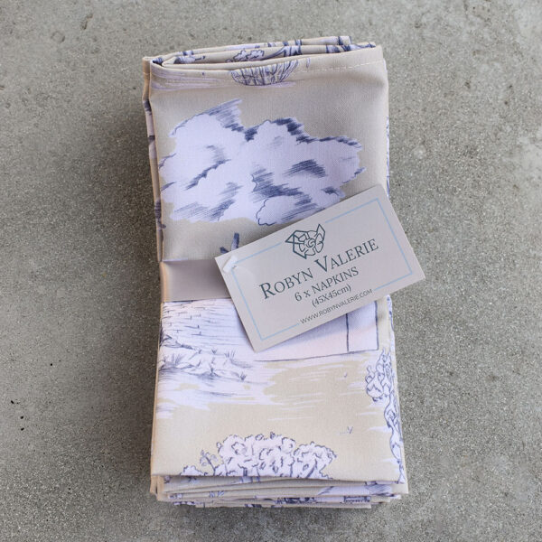 Toile du Cap Napkins (Sandy)