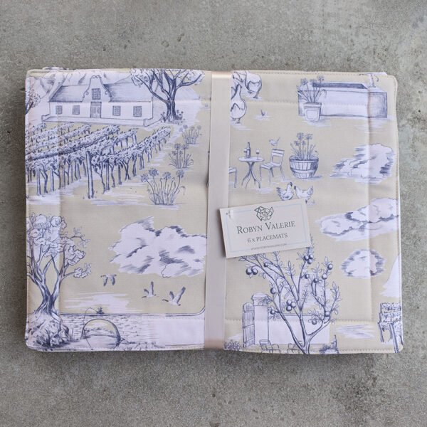 Toile du Cap Placemats (Sandy)