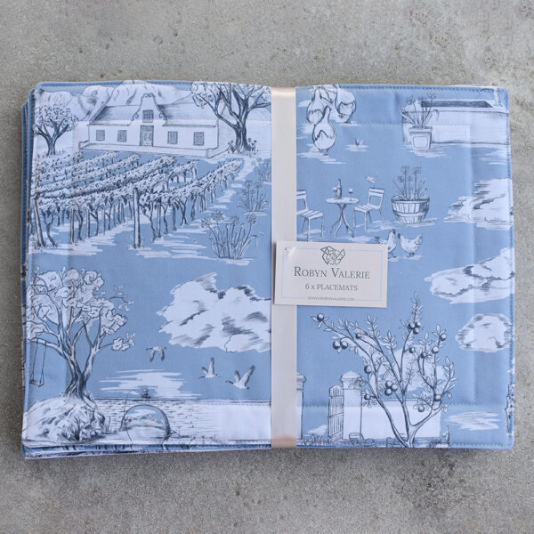 Toile du Cap Placemats (Blue)