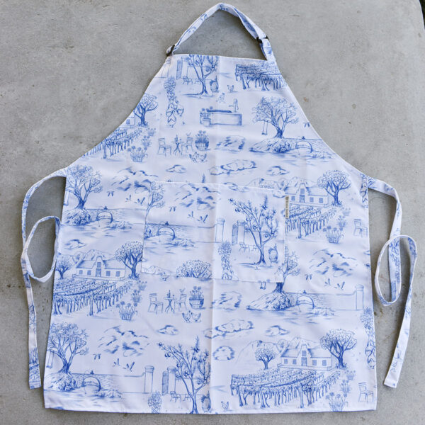 Toile du Cap Kitchen Apron (Classic Blue)