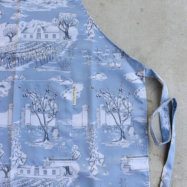 Toile du Cap Kitchen Apron (Blue)