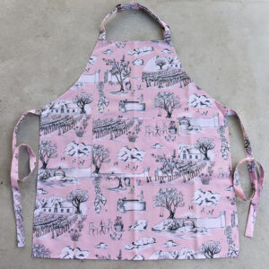 Toile du Cap Kitchen Apron (Pink)