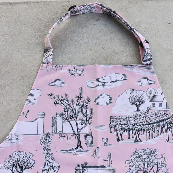 Toile du Cap Kitchen Apron (Pink)