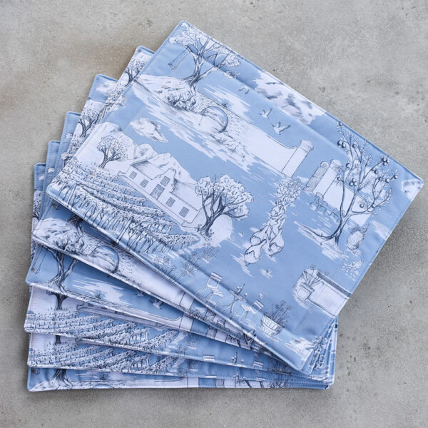 Toile du Cap Placemats (Blue)