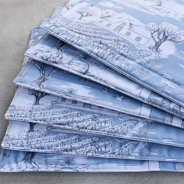 Toile du Cap Placemats (Blue)