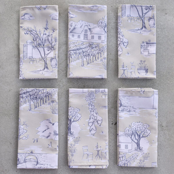 Toile du Cap Napkins (Sandy)