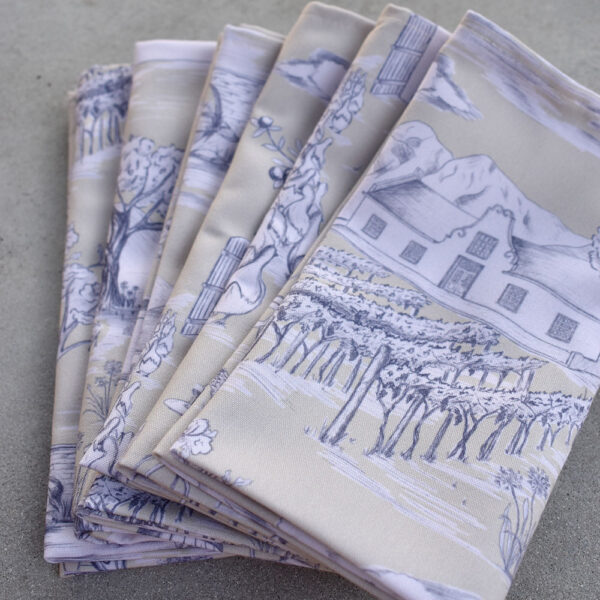 Toile du Cap Napkins (Sandy)